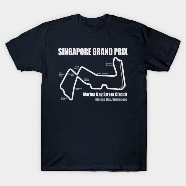 Singapore Grand Prix DS T-Shirt by Chicanery